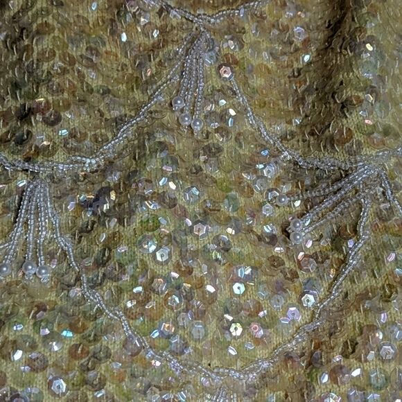 Vintage 60's Sequined Beaded Sweater Tank Top EUC! - Picture 15 of 15